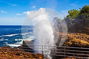 Blow hole