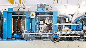 Blow Moulding Machine in factory