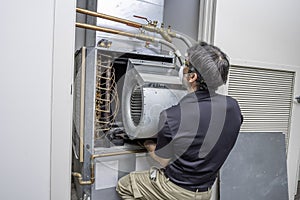 Blower Motor Repair on Heat Pump