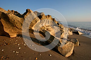 Blowing Rocks Preserve on Jupiter Island, Florida.