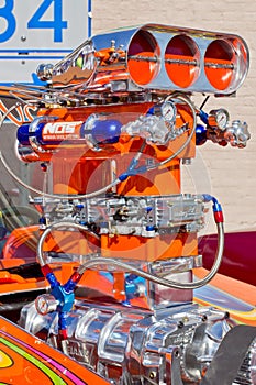 Blown Dragster Engine