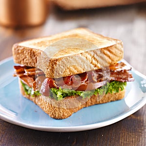 BLT bacon lettuce tomato sandwich photo