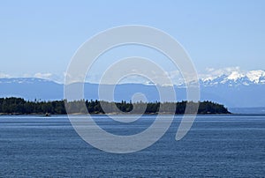 Blubber Bay and Vancouver Island Mountain ranges