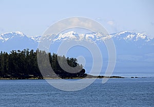 Blubber Bay and Vancouver Island Mountain ranges