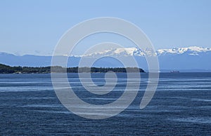 Blubber Bay and Vancouver Island Mountain ranges