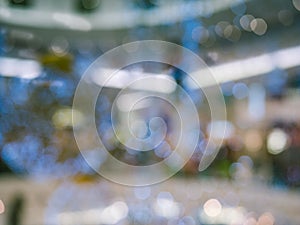 Blue abstarct blured