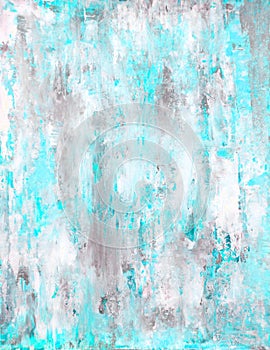 Blue Abstract Art Painting