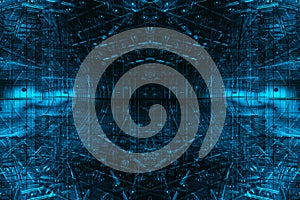 Blue abstract background