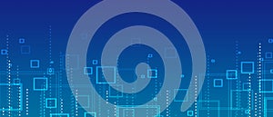 Blue abstract background