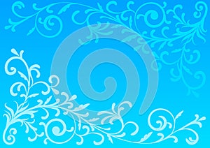 Blue abstract background