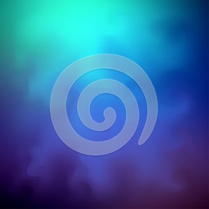 Blue abstract background .Blurred gradient, vector