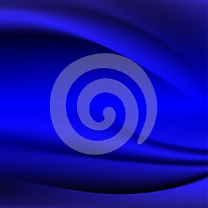 Blue abstract background with curve and shadows