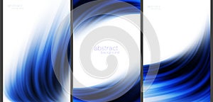 Blue Abstract background high technology collection