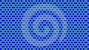 Blue abstract background with metallic texture and seamless grid pattern