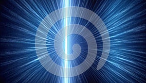 A blue abstract background with a shaft of light going through it