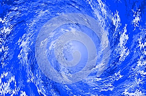 Blue abstract background spiral photo