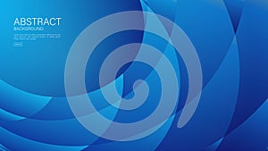 Blue abstract background, wave pattern background, web background, wallpaper, minimal texture design, cover design vector