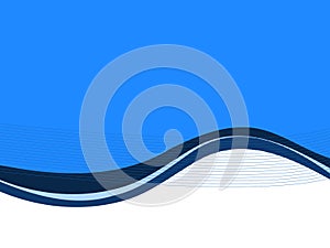 Blue abstract business background