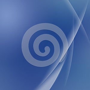 Blue Abstract Curve Background