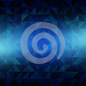 Blue abstract geometric background