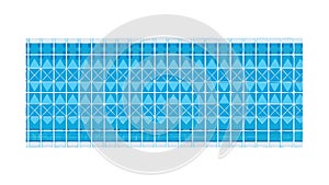 Blue Abstract Grid Pattern Vector. Modern Geometric Background Element, vector design Generative AI