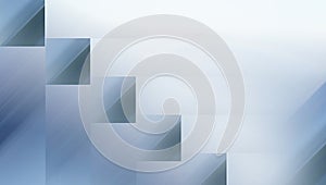 Blue abstract illustration background with modern checkered stairs. Soft blue abstract backgrounds. The modern backdrop.