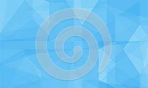 Blue abstract low poly background