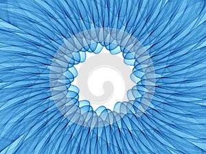 Blue abstract ornament