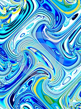 Blue abstract pattern