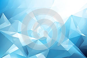 blue abstract polygonal background