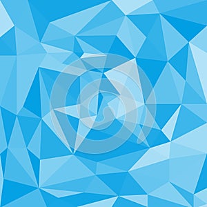 Blue Abstract Polygonal Background.