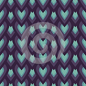 Blue abstract seamless pattern