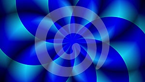 Blue abstract shape animation