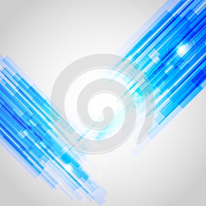 Blue abstract straight lines background