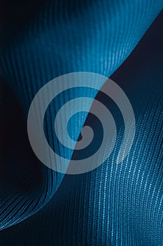 blue acetate fabric textured background