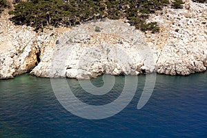 Blue Adriatic sea photo