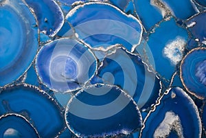 Blue agate background