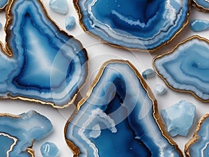 Blue agate background and the image is generated with the use of an AI