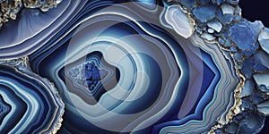 Blue Agate Background for Invitations and Posters.