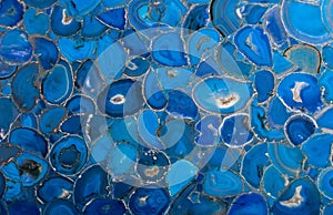 Blue agate background