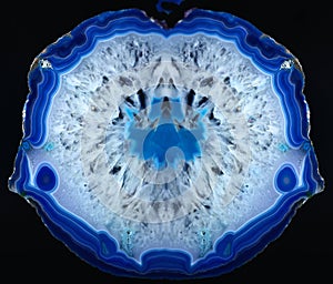 Blue Agate Crystal Stone