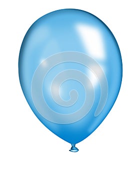 Blue air baloon