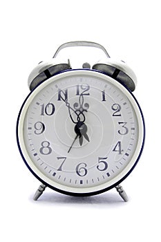 Blue alarm clock