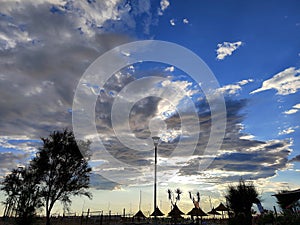 Blue amazing sky for desktops