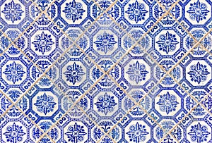 Blue ancient Chinese style floor tiles