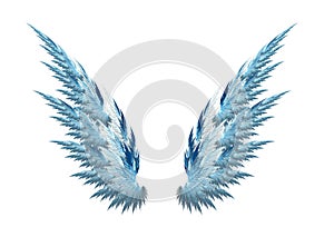 Azul alas de ángel 