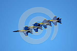 Blue Angeles In Formation