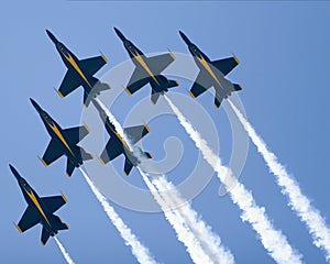 Blue Angels Delta Formation photo