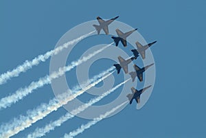 The Blue Angels jet squadron f photo
