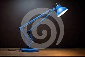 Blue Angle Poise Draftsman Lamp